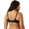 thumbnail image 2 of Wacoal Women's Retro Chic Full Figure Underwire Bra (44) 44H Black, 2 of 3