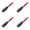 Black 4PCS, variant on Static Hair Brushes For Men And Women Adults And Kids Nylon Pins Massage Brush Blow Dry Detangle Hairbrush Comb For All Hair Types Styling Wet Or Dry Round, 8.46x1.57 inch, Black 1PCS