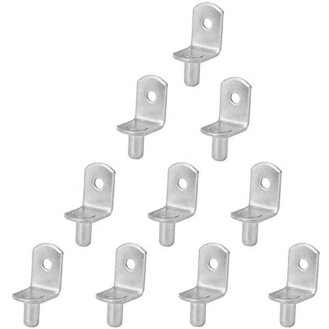 Supports d'Étagère Muraux pour Meubles, Rangement de Garde-Robe Lot de 10 Support de Tablette