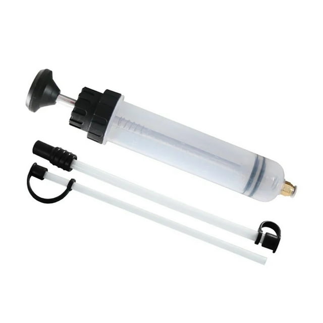 2pcs 200cc Car Oil Fluid Extractor, Auto Air Pump Filling Syringe Bottle, Transfer Automotive Fuel Extraction Hand Pump Dispenser Tools