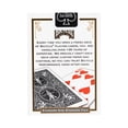 thumbnail image 3 of Baraja de cartas para bicicleta, negra, estándar, índice 1, 3 of 9