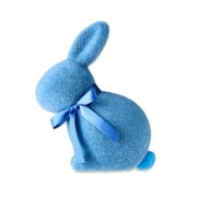 Easter Flocked Blue Bunny Decor, 9 in, by Way To Celebrate
