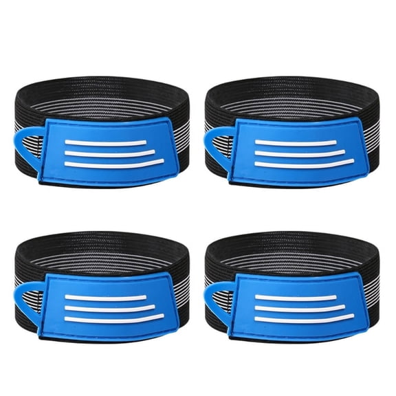 WINDLAND 4Pcs Bike Ankle Leg Trousers Pant Bands Clip Strap Cycling Ankle Fastening Belt for Joggings, Cycling, Climbing, Camping