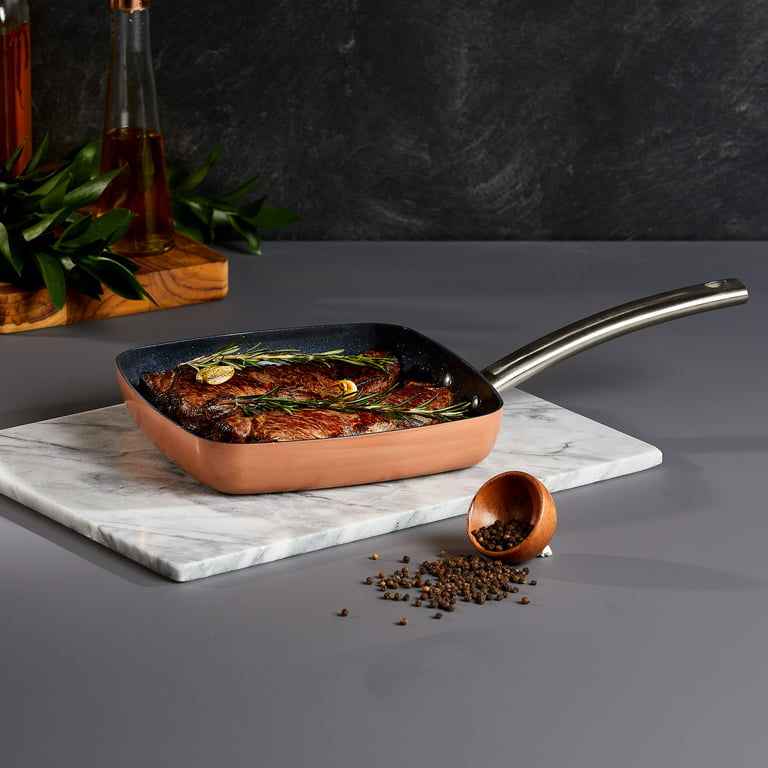 Copper Chef 9.5 6-in-1 Nonstick Square Fry Pan 