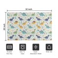 thumbnail image 5 of LightColor Dinosaurs Floral Pattern Door Rugs,Washable Non Slip Door Mats Indoor,Decorative Door Mats,Entry Mat Indoor for Entrance,Bedroom,Kitchen,Bathroom,20"x32", 5 of 6
