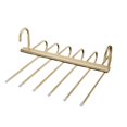 thumbnail image 2 of Ranliy 6 Layers Pants Hangers, Space Saving Multifunctional Pant Rack, Metal Closet Organizer for Pants Jeans Leggings Trousers, 2 of 5