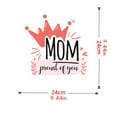 thumbnail image 2 of Cheapark Mother's Day Wall Stickers Removable Vinyl Decals for Bedroom Living Room Home Decor Flower Art Wall Decoration, 2 of 2