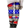 thumbnail image 4 of Vivianyo HD Women's Independence Day Yoga Patriotic Pants Fashion Casual 4Th Of July American Flag Print Leggings with Yoga Sport Elastic Slim Pants（All Colors and Sizes）, 4 of 5