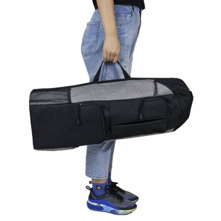 Yoga Mat Holder Carrier, Yoga Backpack Fits 1/2 Inch Thick Mat, Large  Pockets & Water Bottle Holders, Full Zip Yoga Mat Carrying Bag for Women  Men Gym Sport Travel Bike Yoga Accessories 
