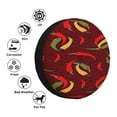 thumbnail image 4 of Goofa Hot Chili Pattern Universal Tire Cover for Jeep, SUV, Truck, and Trailer – Waterproof, UV-Resistant,Easy to Install, Fits 14"-17" Tires-17 inch, 4 of 6