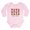 Petal Pink, variant on CafePress - Pugskisses2 Body Suit - Long Sleeve Cotton Baby Bodysuit