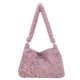 thumbnail image 2 of Bolsa De Hombro Bolsa de hombro de otoño invierno de hombro esponjoso Cremallera pequeña para trabajo de viaje Likrtyny Para Estrenar, 2 of 9