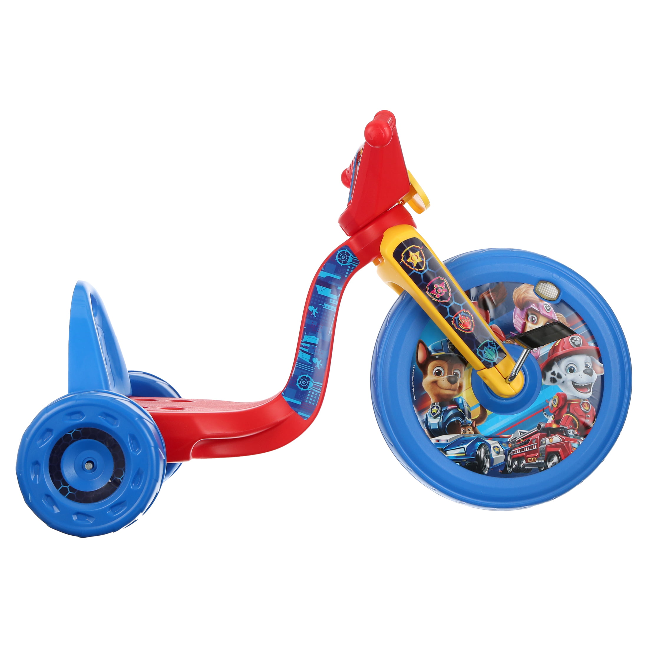 Blue/Green Paw Patrol Code Fly Wheel Tricycle Ride on 12.2 x 19.8 x 10 
