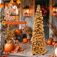 thumbnail image 3 of Ayieyill 5Ft Fall Tree Pop up Pencil Tree Collapsible Maple Tree for Indoor Outdoor Thanksgiving Decorations Autumn Harvest, 3 of 7