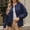 Navy, variant on Bomber Jackets for Women 2025 Fall Long Sleeve Jacquard Lightweight Zip Up Casual Jackets Coat with Pockets Outerwear