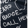 thumbnail image 5 of My Hero Wears Badge I Call Her Mommy Toddler Boy Girl T Shirt Infant Toddler Brisco Brands 24M, 5 of 6