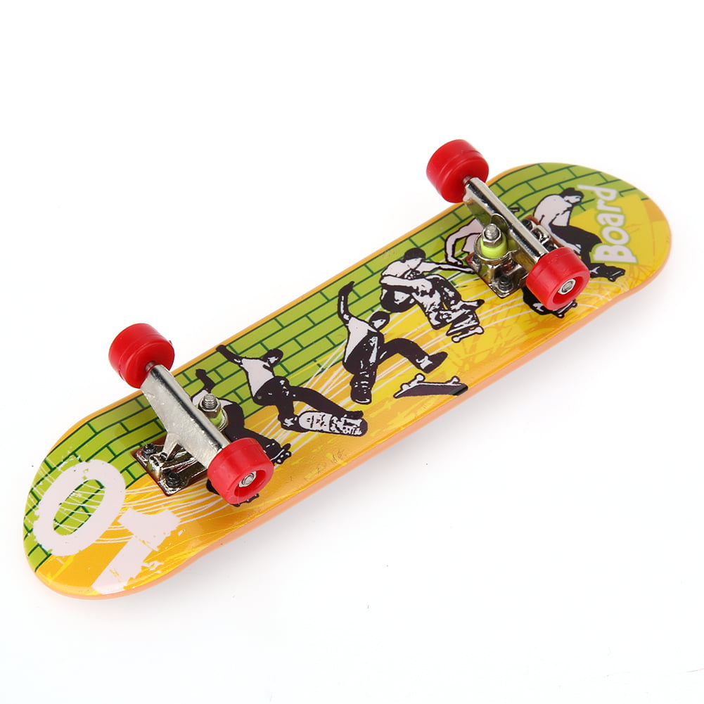 Plastic Professional Fingerboard Toys Skateboard Bearings Mini Suit 