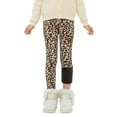thumbnail image 3 of Yuanyu Children Girls Leggings Printing Warm Thick Fleece Lined Kids Skinny Pants Trousers Teenage Child 2-13 Years, 3 of 9