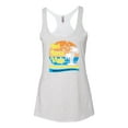thumbnail image 2 of Wild Bobby,Del Boca Vista Seinfeld Retirement Community, Streetwear, Women Tri-Blend Racerback Tank Top, Heather White, Large, 2 of 4