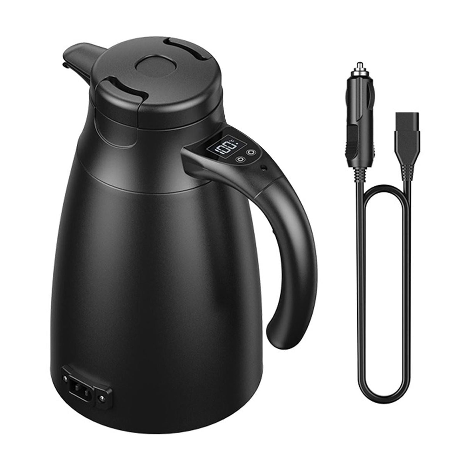 TISHITA Car Kettle Boiler Stainless Steel Hot Water Bottle Car Coffee Warmer Water Boiler Car Electric Kettle 12 V 24 V