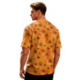 thumbnail image 4 of Halloween Shirts for Men Pumpkin Ghost Funny Graphic Print Halloween Tshirts Plus Size Short Sleeve Halloween Costume, 4 of 5