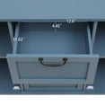 thumbnail image 4 of KINFFICT Sideboard Storage Cabinet with 2 Doors & 3 Drawers, Mid-Century 47"L Accent Cabinet for Living Room, Bedroom, Blue, 4 of 7