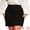 Black, variant on Women's Plus Size Faux Suede High Waist Bodycon Mini Skirts 4X Grey Green