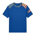 thumbnail image 4 of CONZONE Womens Usa 250Th Anniversary T-Shirts Short Sleeve Independence Day T Shirts for Women Casual Crew Neck Patriotic Usa Flag Graphic Lightweight Tees Soft Cozy Dailywear, 4 of 4