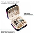 thumbnail image 2 of Valentine's Day Travel Portable Square Jewelry Display Case: Storage Solution for Rings, Earrings, Necklaces, Bracelets, and More! Ideal for Girls and Women: Jewelry Stand, Display, and Box in One, 2 of 6