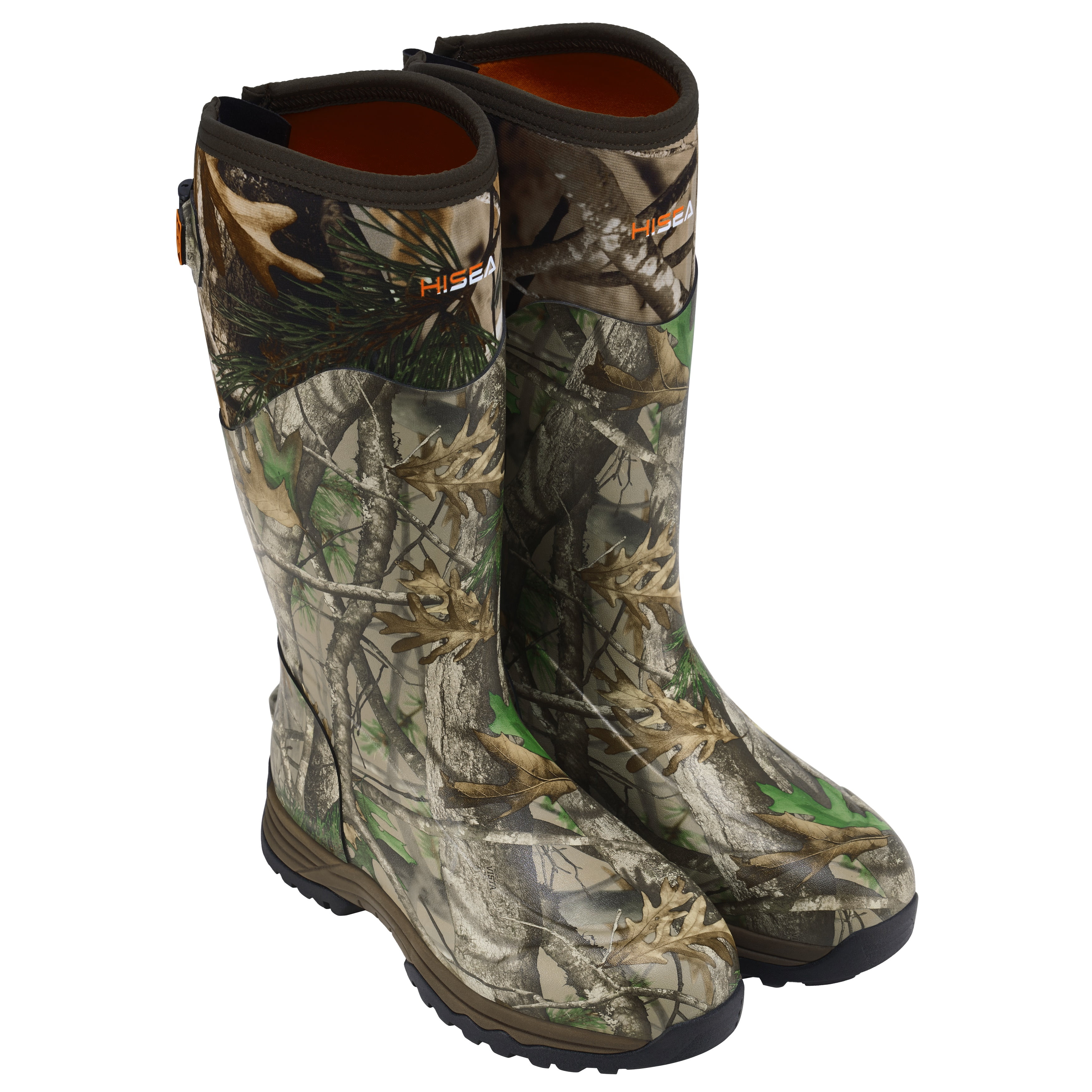 HISEA Men’s 11 Camo Neoprene Waterproof Ankle Rain&Snow  Fishing Hunting Boots Camo 1 Men main image 2