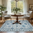 thumbnail image 3 of SARAG 4'x6' Washable Area Rug, Modern Floral Home Decor Carpet for Living Room Bedroom Kitchen Dining Room Farmhouse Office, Non-Slip and Stain Resistant Rugs, 3 of 8