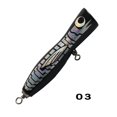 thumbnail image 2 of Señuelos de pesca cebo luminoso flotante de madera de 135mm para artes de pesca negro JShteea Para Estrenar, 2 of 8