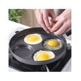 thumbnail image 1 of Sartén antiadherente con 4 orificios para huevos, tortitas y hamburguesas, 1 of 4