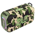 thumbnail image 1 of ZEALOT S85 Haut-Parleur Bluetooth 5.3 Camouflage Portable avec Puissance de 50W, Caisson de Basses de 40W pour Basses Profondes, Éclairage RVB, Modes d'Égalisation Réglables (Normal/Bass/Vocal), Batterie de 8000mAh, Étanchéité IPX6, Double Appareil, 1 of 7