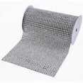 thumbnail image 2 of (3 pack) YAMA RIBBON Bling Wrap 6" Silver Rhinestone Sewing Trim by the Yard, 2 of 4