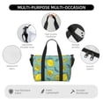thumbnail image 3 of Travel Duffle Bag cartoon Lemon yellow Travel Tote Bags Carry on Luggage Waterproof Weekender Bags with Top Handle Adjustable Shoulde Strap for Travel Gym, 3 of 5