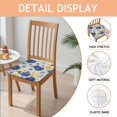 thumbnail image 2 of Pioneer Flower Seat Covers for Dining Room Chairs Set Of 4,Stretch Printed Washable Chair Seat Cover with Elastic Ties and Button,Removable Waterproof Couch Cushion Covers, 2 of 6