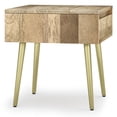 thumbnail image 5 of Simpli Home Jager Contemporay - Mid Century 22 inch Wide Metal Side Table in Natural, 5 of 10