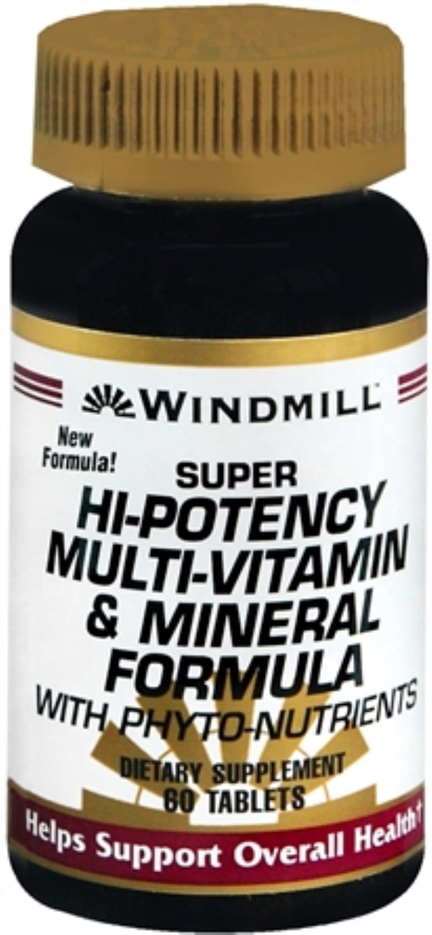 Buy Windmill Super HiPotency MultiVitamin and Mineral Formula Tablets