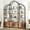 Brown-1, variant on Bajinca Arched Bookcase with Doors,71" Tall Arched Bookshelf, 4-Shelf Open Display Bookshelf, Freestanding Storage Unit for Living Room/Office, Brown