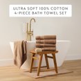 thumbnail image 3 of Noble Linens 4 pack Essential Cotton Bath Towels, 3 of 14
