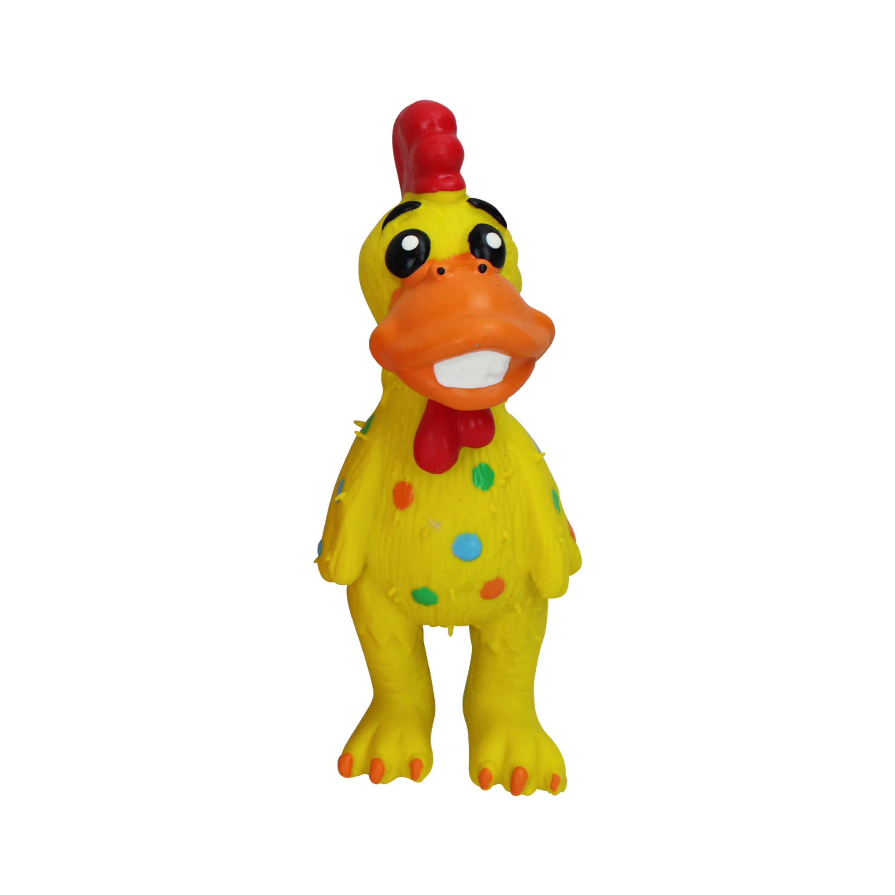Multipet Globken Latex Rooster Dog Toy