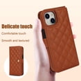 thumbnail image 7 of TECH CIRCLE Folio Faux Leather Case for iPhone 11 Pro (6.1") 2019 - Protective Stylish Phone Case, Built-in Stand & Card Slots & Wrist Strap & Button Closure, Lightweight Portable Cover, Brown, 7 of 7