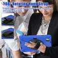 thumbnail image 2 of XYX Case for 11 inch iPad Pro 11 M4 2024 (A2837/A2836) with 360 Degree Rotating, Hand Strap, Shoulder Strap, Blue, 2 of 7
