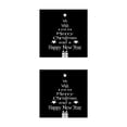 thumbnail image 2 of maskred 1/2/3/5 Christmas New Year Letters Wall Sticker Decal Removable Room Wall Decoration white 2PCS, 2 of 6