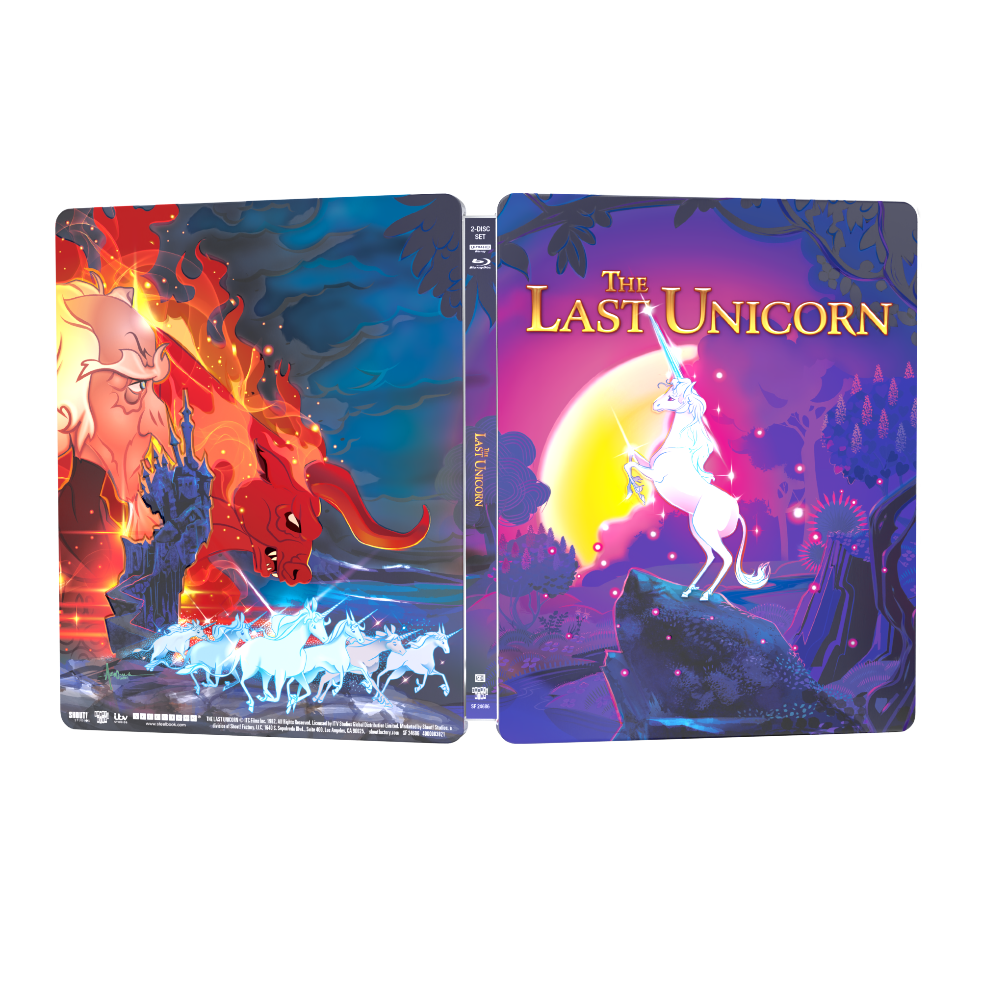 The Last Unicorn (Steelbook) (Walmart Exclusive) (4K Ultra HD + Blu-ray), Shout! Factory, Animation, Adventure - Walmart.com The Last Unicorn (Steelbook) (Walmart Exclusive) (4K Ultra HD + Blu-ray), Shout! Factory, Animation, Adventure - Walmart.com