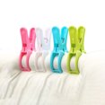thumbnail image 6 of JMYHOAM 5 Pack Colorful Plastic Clothespins, Elastic Drying Clothespin Large Windproof Quilt Clip Multifunctional Plastic Clothespin Drying Clothespin Food Package Clips, 6 of 6