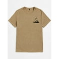thumbnail image 3 of Whichone Triangular Frame Mountains Print T-shirt Tops Casual Graphics Design Crew Neck Tee,Men's Best Gift M, 3 of 8
