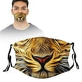 thumbnail image 1 of ONFD Funny Animal Face Reusable Washable With Tiger Cat Dog Monkey Pig Designs For Kids & Adults, 1 of 5