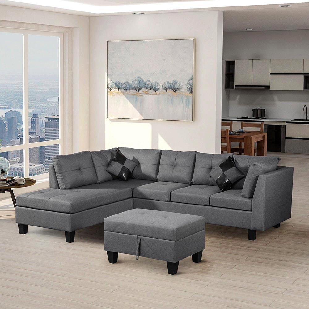 Modular Sectional Sofa Assemble 3 Piece Modular Sectional Sofas Bundle